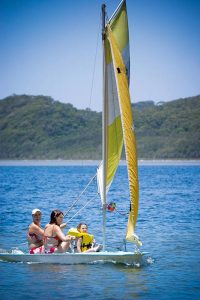 Sailing in Smiths Lake