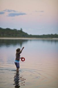 Fishing in Smiths Lake